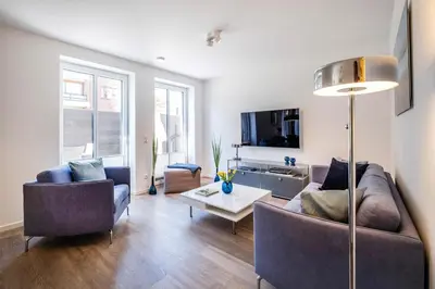 TV/Unterhaltungsangebot in der Unterkunft Haus Hummerklippe Kleine Freiheit Apartment 2