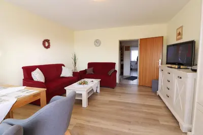 TV/Unterhaltungsangebot in der Unterkunft Haus am Kurpark Wohnung 13