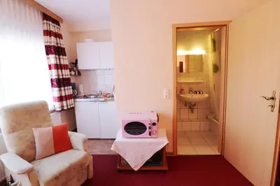 Ein Badezimmer in der Unterkunft Haus am Kurpark Wohnung 17