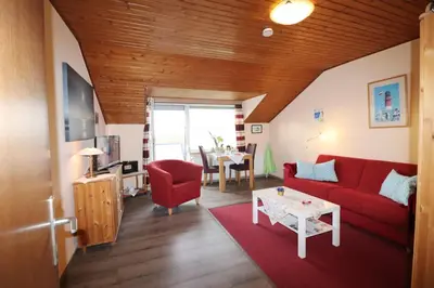 TV/Unterhaltungsangebot in der Unterkunft Haus am Kurpark Wohnung 23