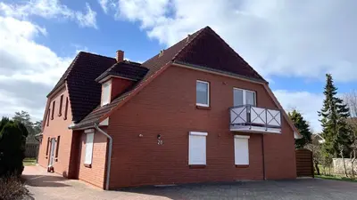Das Gebäude in dem sich die Ferienwohnung befindet