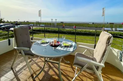 Ein Balkon oder eine Terrasse in der Unterkunft Haus 