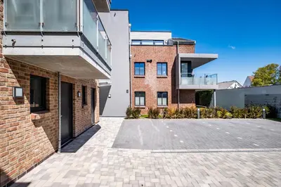Das Gebäude in dem sich die Ferienwohnung befindet