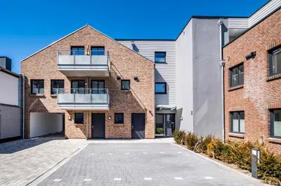 Das Gebäude in dem sich die Ferienwohnung befindet