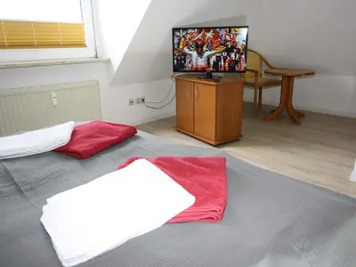 TV/Unterhaltungsangebot in der Unterkunft Residenz Kormoran 1 2