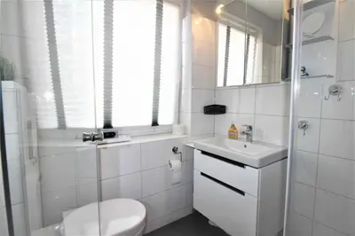 Ein Badezimmer in der Unterkunft Residenz Thalassa