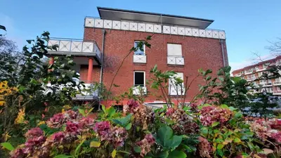 Das Gebäude in dem sich die Ferienwohnung befindet