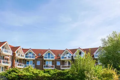 Das Gebäude in dem sich die Ferienwohnung befindet