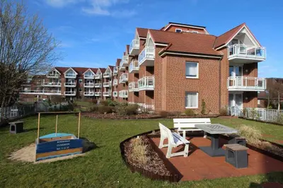 Das Gebäude in dem sich die Ferienwohnung befindet