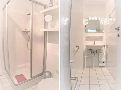 Ein Badezimmer in der Unterkunft Residenz Knechtsand 3