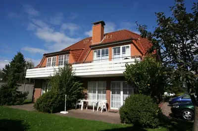 Das Gebäude in dem sich die Ferienwohnung befindet