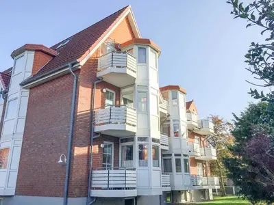 Das Gebäude in dem sich die Ferienwohnung befindet
