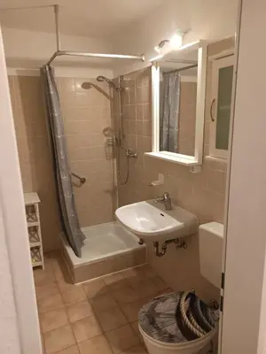 Ein Badezimmer in der Unterkunft Tjarkshof