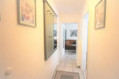 Ein Sitzbereich in der Unterkunft Residenz Steinmarne Cuxhaven 1