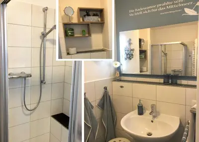 Ein Badezimmer in der Unterkunft Residenz Hohe Lith 32