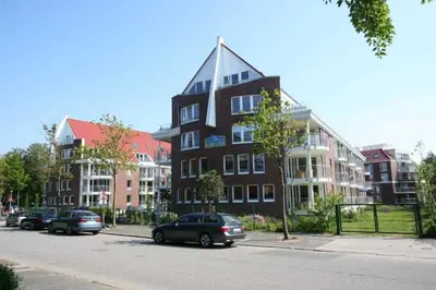Das Gebäude in dem sich die Ferienwohnung befindet