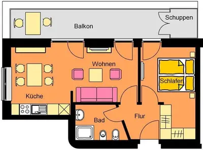 Grundriss der Unterkunft HP Touristik - Residenz Hohe Lith Neu 4 1