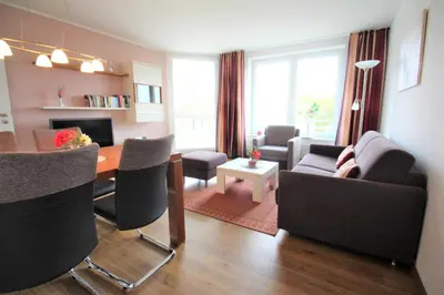 Ein Sitzbereich in der Unterkunft Residenz Hohe Lith 3 12