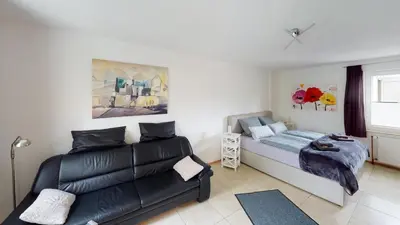 Ein Bett oder Betten in einem Zimmer der Unterkunft Fewo Wattfischer II