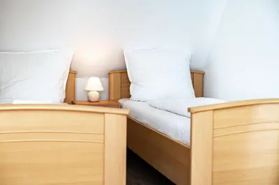 Ein Bett oder Betten in einem Zimmer der Unterkunft Möwe5