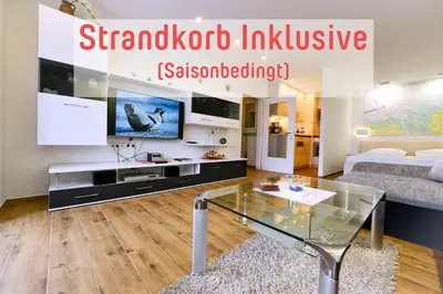 Küche/Küchenzeile in der Unterkunft Strandhochhaus SHC3