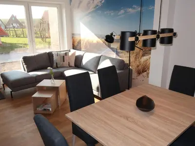 Ein Sitzbereich in der Unterkunft Holiday Home Cuxland Ferienpark-5 by Interhome