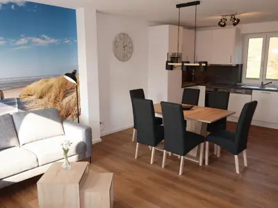 Ein Sitzbereich in der Unterkunft Holiday Home Cuxland Ferienpark-5 by Interhome
