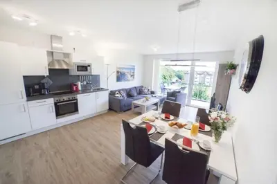 Küche/Küchenzeile in der Unterkunft Quartier Hohe Geest 24 - a69833