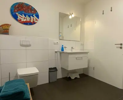 Ein Badezimmer in der Unterkunft Quartier Hohe Geest 8 - a69853