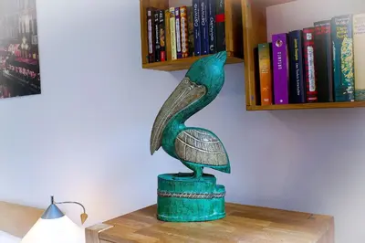 Die Bibliothek in der Ferienwohnung
