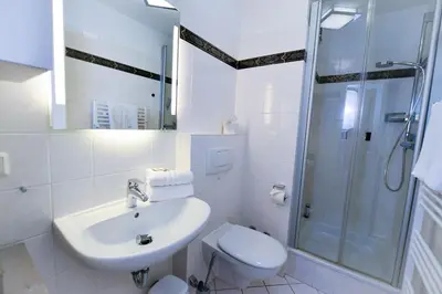 Ein Badezimmer in der Unterkunft Haus Stranddüne DS29