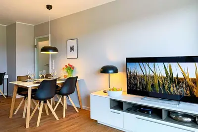 TV/Unterhaltungsangebot in der Unterkunft Haus Hohe Geest HG01