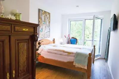 Ein Bett oder Betten in einem Zimmer der Unterkunft Haus Hohe Geest HG23