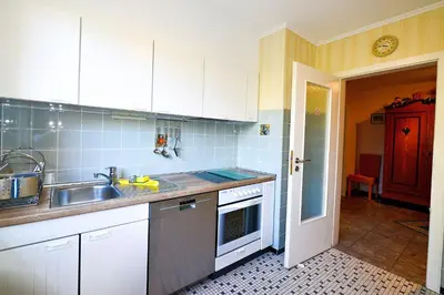 Küche/Küchenzeile in der Unterkunft Haus Heidhöhn Nr 4 HE04