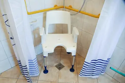Ein Badezimmer in der Unterkunft Haus Heidhöhn Nr 4 HE04