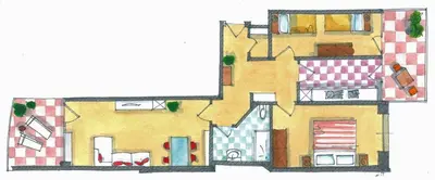 Grundriss der Unterkunft Haus Nordseebrandung NA61
