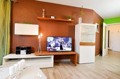 Küche/Küchenzeile in der Unterkunft Haus Nordseebrandung ND53