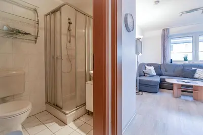 Ein Badezimmer in der Unterkunft Haus Seewind HS01