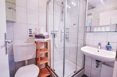 Ein Badezimmer in der Unterkunft Haus Seewind HS07