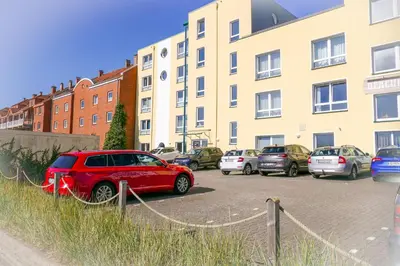 Das Gebäude in dem sich die Ferienwohnung befindet