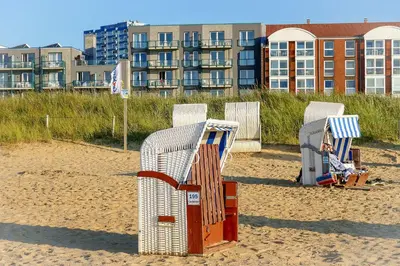 Ein Strand an oder in der Nähe der Ferienwohnung