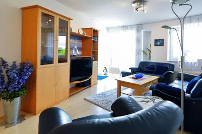 Küche/Küchenzeile in der Unterkunft Haus Nordseebrandung NC53