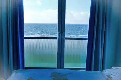 Ein allgemeiner Meerblick oder ein Meerblick von der Ferienwohnung aus