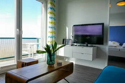 TV/Unterhaltungsangebot in der Unterkunft Beach Lodge BL08
