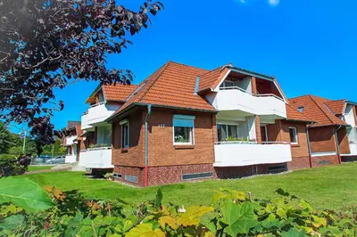 Das Gebäude in dem sich die Ferienwohnung befindet