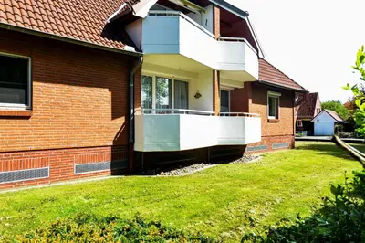 Das Gebäude in dem sich die Ferienwohnung befindet