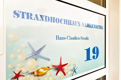 Ein Zertifikat, Auszeichnung, Logo oder anderes Dokument, das in der Unterkunft Strandhochhaus SJ13 ausgestellt ist