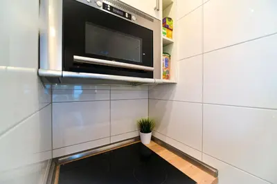 Küche/Küchenzeile in der Unterkunft Strandhochhaus SC10