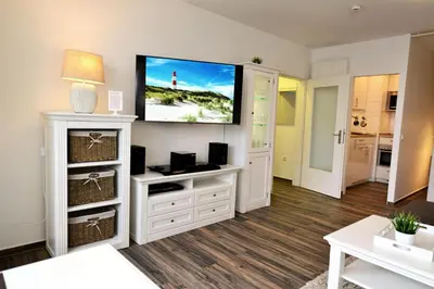 Küche/Küchenzeile in der Unterkunft Strandhochhaus SC10