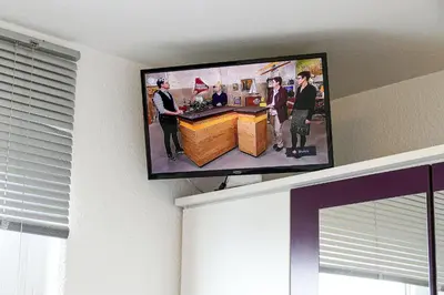 TV/Unterhaltungsangebot in der Unterkunft Strandhochhaus SF10